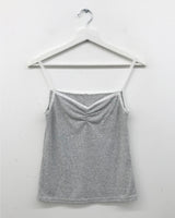 シェール レース スリーブレス(3color)