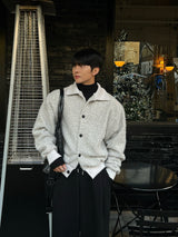 INF High-neck cardigan