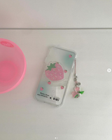 [MADE] ピンクベリーパールアクリルトック_マグセーフスマートトック