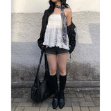 Noir Fold Shorts