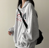 Enwa NYC Stars and Stripes Boxy Fit Hoodie