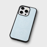 bigmurmurbears glass bumper case (glossy / sky blue)