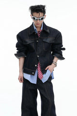 Croc Patch Denim Jacket