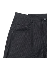 スカルダートワイドカーゴデニムパンツ