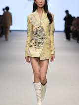 Golden Damask Suit