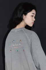 26FW★ボヌール パピー ピグメント ラグラン スウェットシャツ