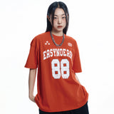 88 Football Short Sleeve T-Shirt - RED