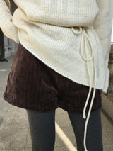[Guest Look] ラテボートネックルーズロングニット (4c)