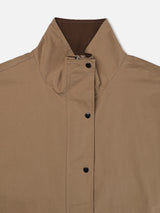 Sand color blocking jacket (2c)