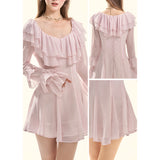 [GirlyFancyClub] Custom Special Pink Fairy Spun Ruffle Dress