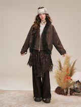 Layered Shirring Pleats Skort