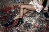Buckle Chain Walker Heel(Black)