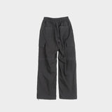 (Unisex) K-POP IUカーゴビッグワイドストリングカーゴパンツ (3 colors)