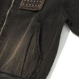 ウォレットデニムジャケット / Vintage black