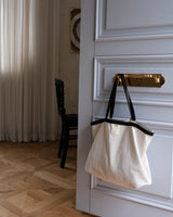 Pinstripe Shopper bag Ivory