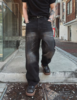 Cura Vintage Washing Denim Pants