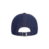 VA Curved Denim Stitch Detail 5Panel Ball Cap / Indigo