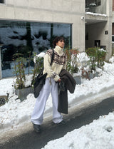 No.1024 dia wool20 ニットジップアップ (3色)