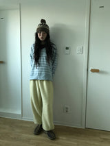 Jacquard Winter Jogger Pants (2color)