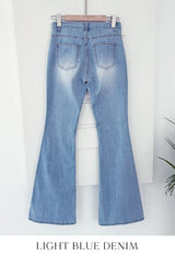 Jetine Span Slim Bootcut Denim Pants