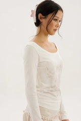 Bijou ribbon hair claw