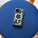 [MagSafe phone case] キルトラインキャット フォンケース