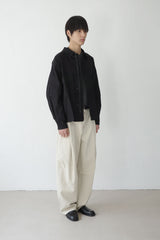 sculpted curved pants