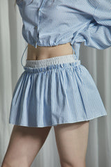 SEERSUCKER SHIRT -BLUE