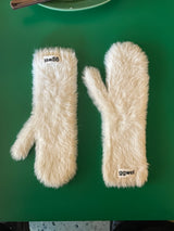 FLUFFY ANGORA GLOVES