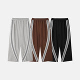 バントダイアゴナルトラックワイドスウェットパンツ 3C