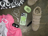 Lime candy button tok, Mag safe