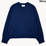 Tough cable round knit