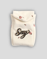 Flower Walk Zip-Up vest Ivory