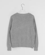 Unin Basic Color Round Neck Cardigan
