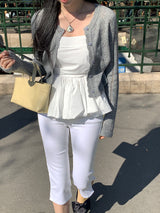 [MADE] Fleeve Wool Skashi Punching Cardigan