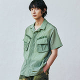 ripstop off duty fatigue shirt sage green
