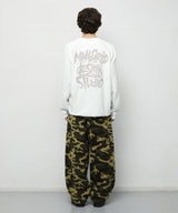 CAMO WIDE FLEECE PANTS_GREEN