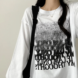 NT Gradient Noise Printed Long Sleeve Tee