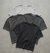 Structured Textured Cropped Tee
