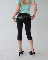 Capri leggings Slit Capri pants