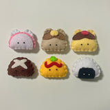 [MADE] ハーフムーンフレンズ おにぎりキーホルダー