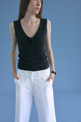 T/T Tailored bermuda pants (white)