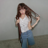 Buckle Strap Blouse