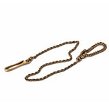 SVC-506 Antique Silver Rope Keychain