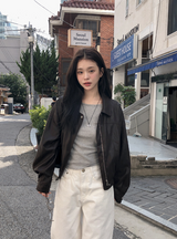 ベーシック コットン 七分袖Tシャツ (5color)