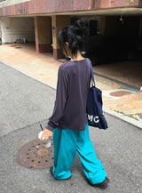 26SS★ [BAONHAUS] ポイヴ ポケット ロングスリーブ Tシャツ