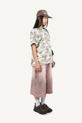 Camo print oversized t-shirt