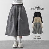 Cool Air Rivet Nylon Bermuda Banding Shorts (3 colors)
