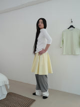 コンフィ 3/4スリーブT (WHITE)