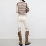 Miju's Fringe Sleeveless Knitwear